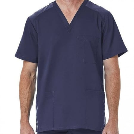 سكراب رجالي كامل فوق+تحت عصري مطور 3 جيوب مع 4جيوب بالبنطلون ولستك وخيط من أجود ألأقمشه لايحتاج الى كوي موديل رقم RASM001