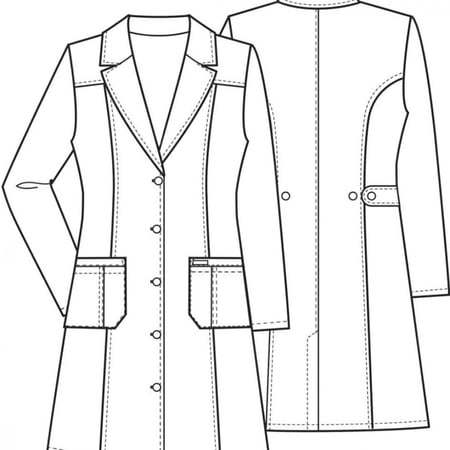 بالطو نسائي عصري مطور 2 جيب أمامي وخمسة أزرار وكذلك حزام جانبي مع أزرار جميل جدا موديل رقمRALL001