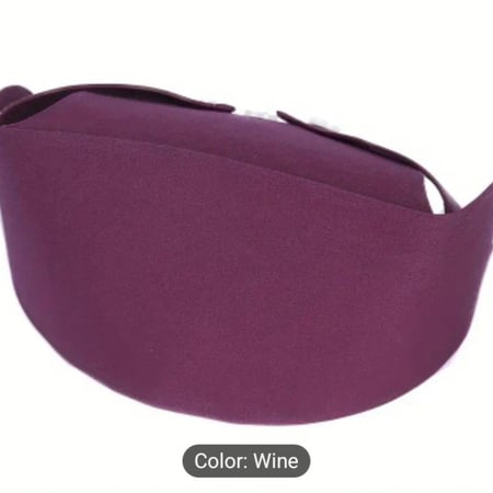 قبعة دكتور/ممرض ملونه مع زراير من الخلف بدون لوجو/عند الطلب