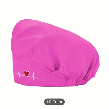 قبعة دكتور /ممرض ملونه مع لاستك من الخلف بدون لوجو/عند الطلب