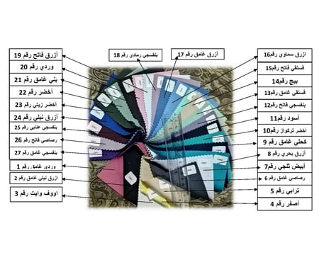 بالطو نسائي عصري مطور 3 جيوب قماش ممتاز درجه اولى مع حزام بالخلف وأسوره قماش ملون بالأكمام موديل رقم RALL002
