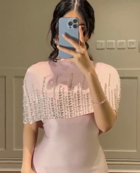 فستان تطريز راقي