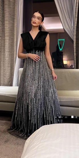 فستان * كمبيوتر + فصوص& على تل مبطن تفته