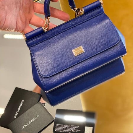 شنطة دولتشي اند غابانا/مقاس ميني-لون ازرق