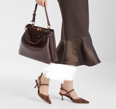 كعب فندي fendi