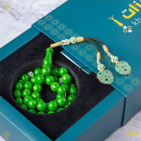 سندلس أخضر مع فضة