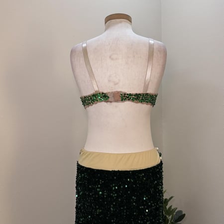 بدلة رقص مصري فخمة تطريز يدوي