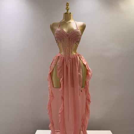 بدلة رقص مصري فخمة وأنيقة متعددة الالوان