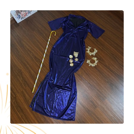 جلابية ليندا اللامعة متعددة الألوان