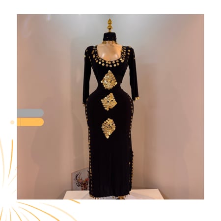 جلابية رقص صعيدي مصري مميزة