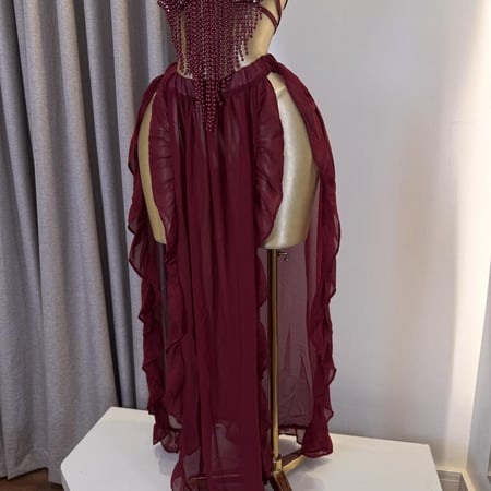 بدلة رقص مصري فخمة وأنيقة متعددة الالوان