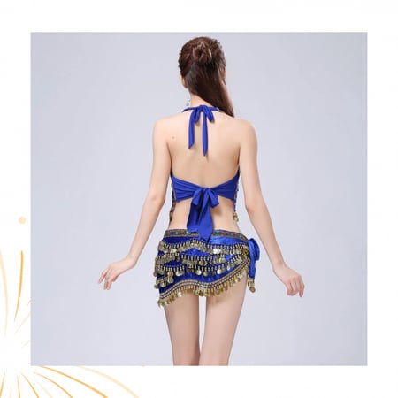بدلة رقص شرقي قصيرة