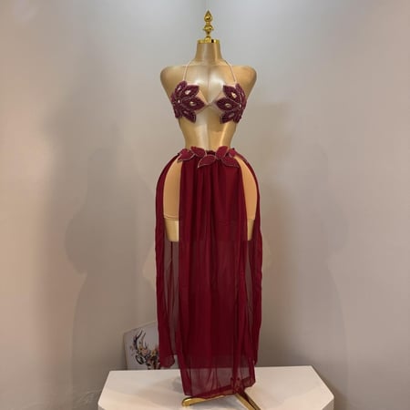 بدلة رقص شرقي فخمة وأنيقة متعددة الالوان