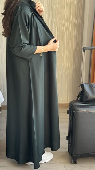 عباية نسناس زيتي