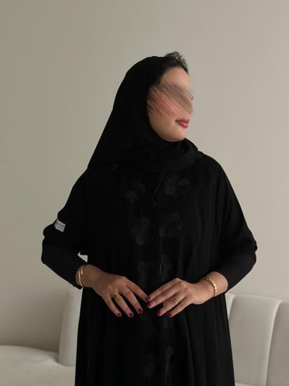 عباية غزل دبل كلوش