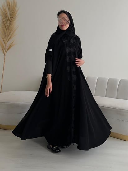 عباية غزل دبل كلوش