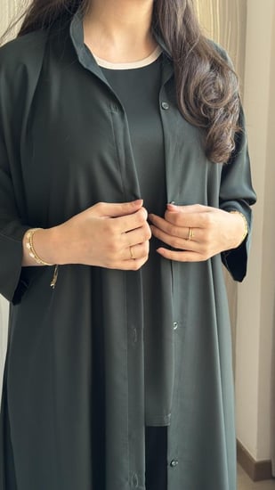 عباية نسناس زيتي