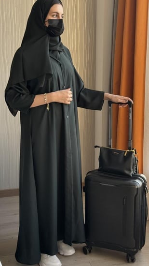 عباية نسناس زيتي