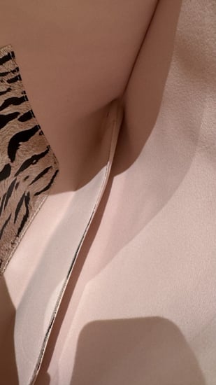 Nude zebra bag