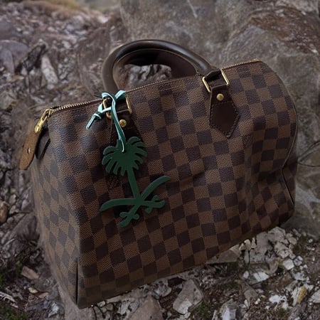 Saudi Leather bag charm