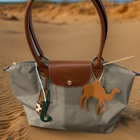 Camel Leather Charm