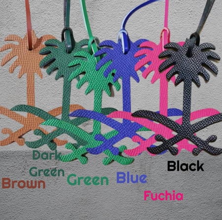 Saudi Leather bag charm