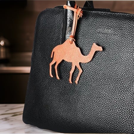 Camel Leather Charm
