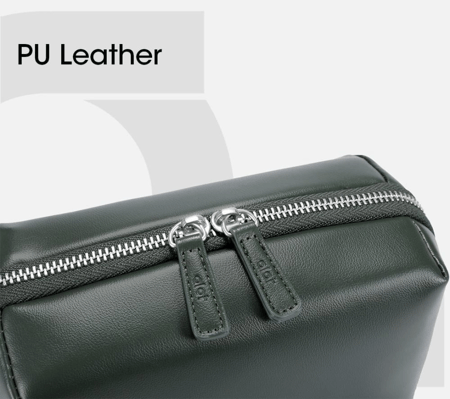 حقيبة alot، يد جلد فاخر بسعة 1 لتر مع حزام خلفي للحمل - ألوان متعددة