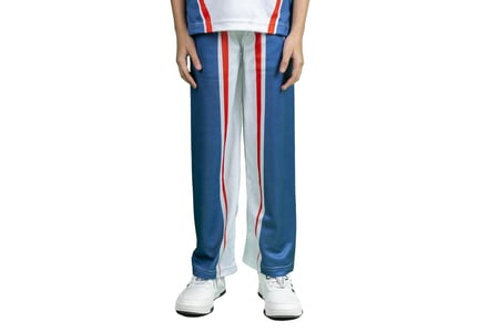 بدلة رياضية تيشيرت أزرق و أبيض و بنطلون أزرق و أبيض (للجميع) 1133