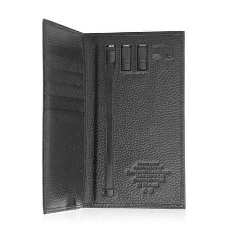 محفظة شيروتي 1881 باز تحتوي على شاحن متنقل مدمج بسعة 8000 مللي امبير