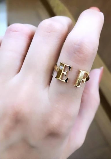 خاتم رفيق الروح بحرفك وحرف من تحب - متجر عهود