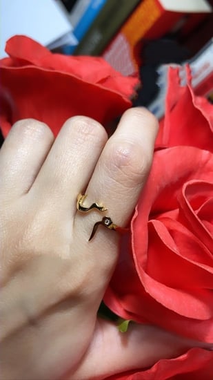 خاتم رفيق الروح حروف - خاتم الحروف - خاتم الأحرف  - خاتم نسائي حروف