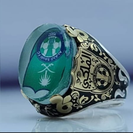 خاتم فضه تفصيل النادي الأهلي الملكي