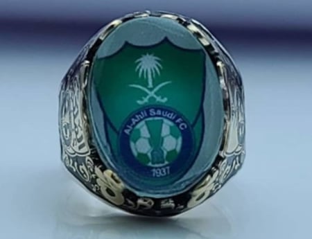 خاتم فضه تفصيل النادي الأهلي الملكي
