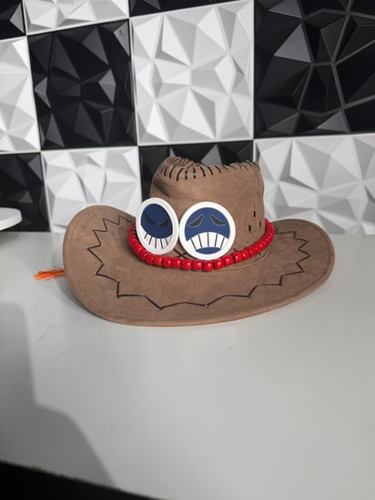 قبعة ايس (بني كاراميل) - ace cap (Caramel Brown)