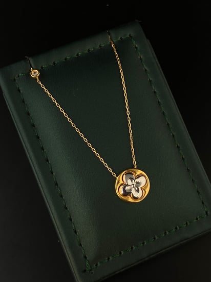 عقد ذهب عيار21 فاخر و انيق للهدايا وزن 2.98 بوابة.4