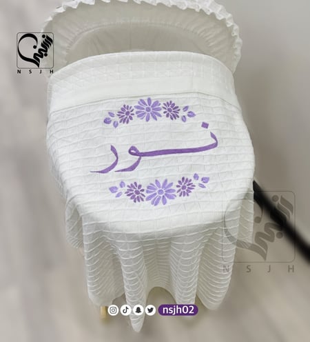 بطانيه بطانيات مطرزه تطريز ورود اسم اسماء استثبال ولاده مواليد