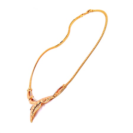 إكسسوار طقم نسائي ذهبي 5 قطع