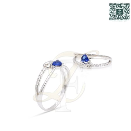 خاتم زركون فضة عيار 925