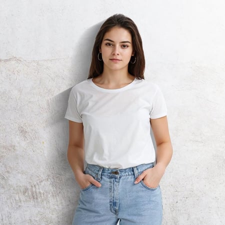 أفضل تيشيرت نسائي سادة للطباعة الحرارية بخصم كبير في الشرق النادر