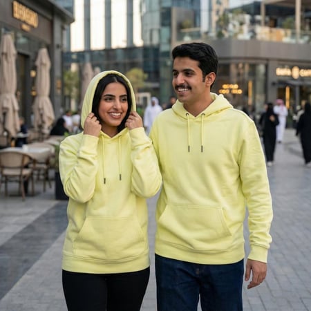 بلوفر تفاحي فسفوري لون الهبة للشباب