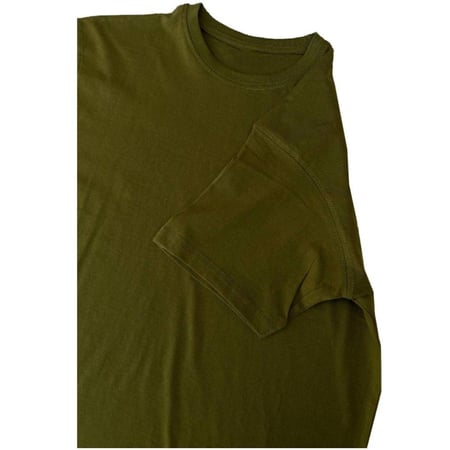 تيشيرت قطن زيتي بيسك فاخر