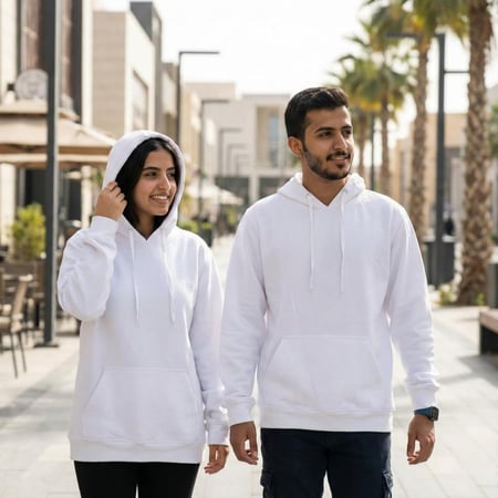بلوفر شتوي أبيض ماركة هيرو