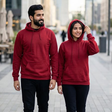 بلوفر عنابي بوليستر سبلميشن سادة فخم