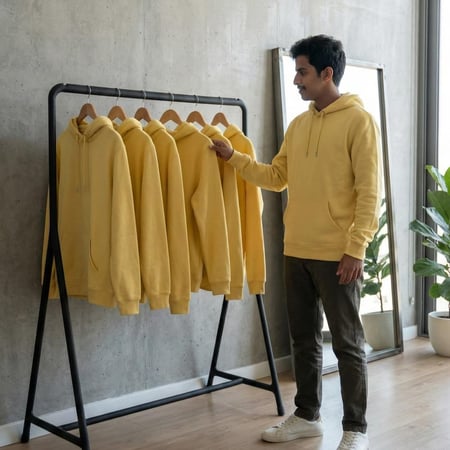 طقم 6 بلوفرات ليموني مقاسات متنوعة