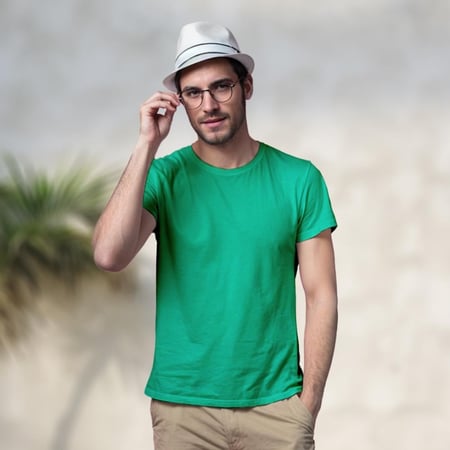 تيشرت اخضر وطني