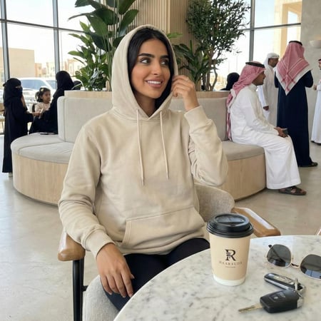 ملابس شتاء رجالية لون بيج كريمي فخم