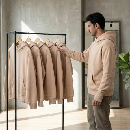 بكج 6 حبات بلوفر كريمي مشمس أوفر سايز جملة