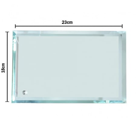 تصميم برواز زجاج سادة من متجر الشرق النادر مخصص للهدايا