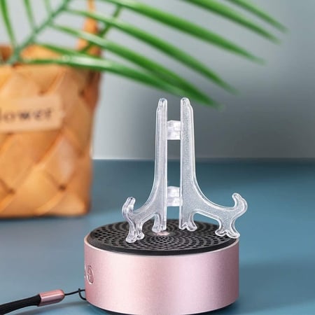 أجمل ستاند شفاف سادة بقاعدة متينة لعرض الواح اكريليك بوضوح